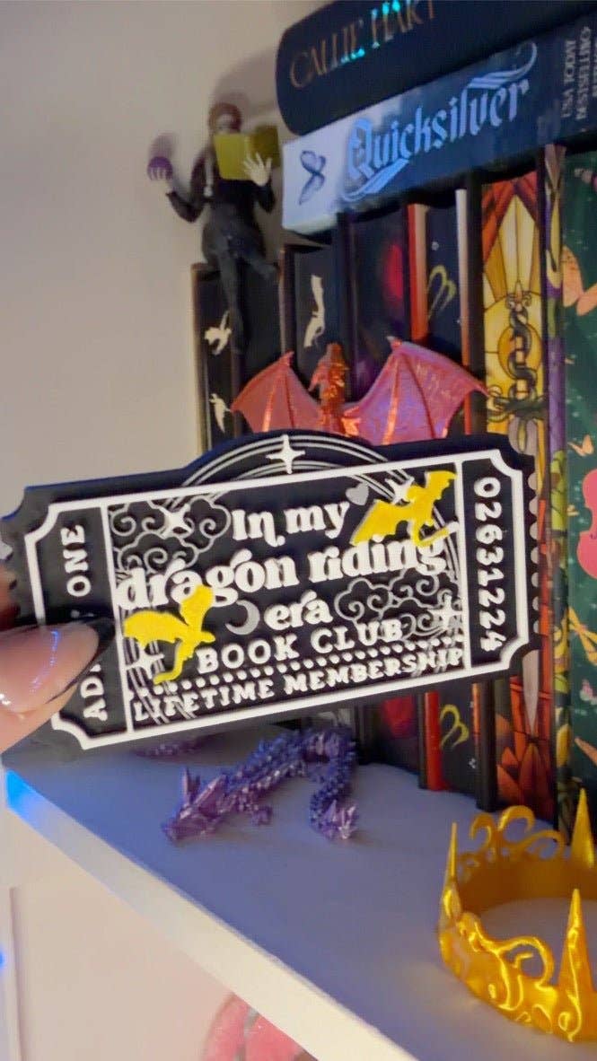 3d Printed Shelf Trope Ticket - In My Dragon Riding Era: Add Stand