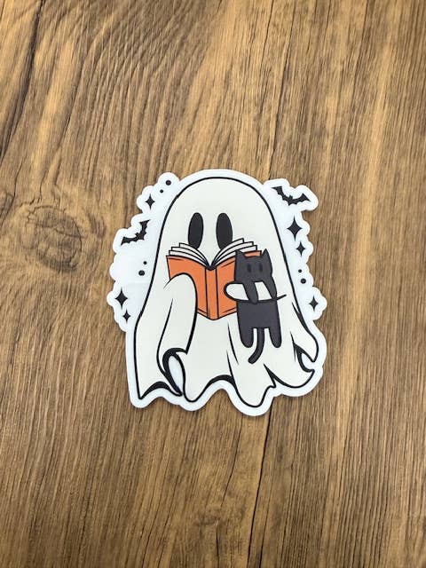 Halloween Ghost Bookish Shelf Sitter Decor
