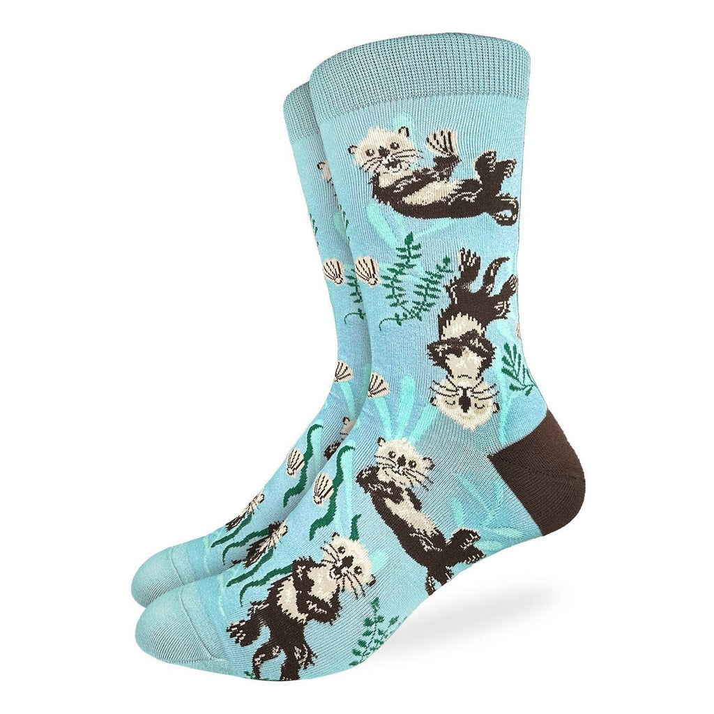 Sea Otter Socks: Shoe Size 13-17