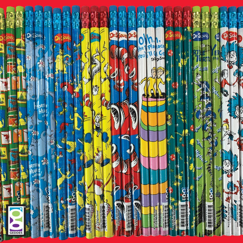 Dr. Seuss Assorted Pencils 72/ds