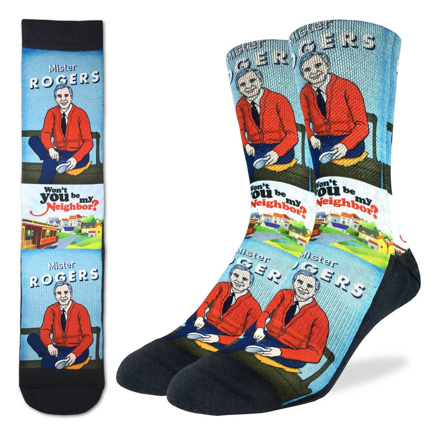 Mister Rogers' Neighborhood Socks: Shoe Size 8-13