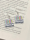 Book and Coffee Themed Bookish Earrings
