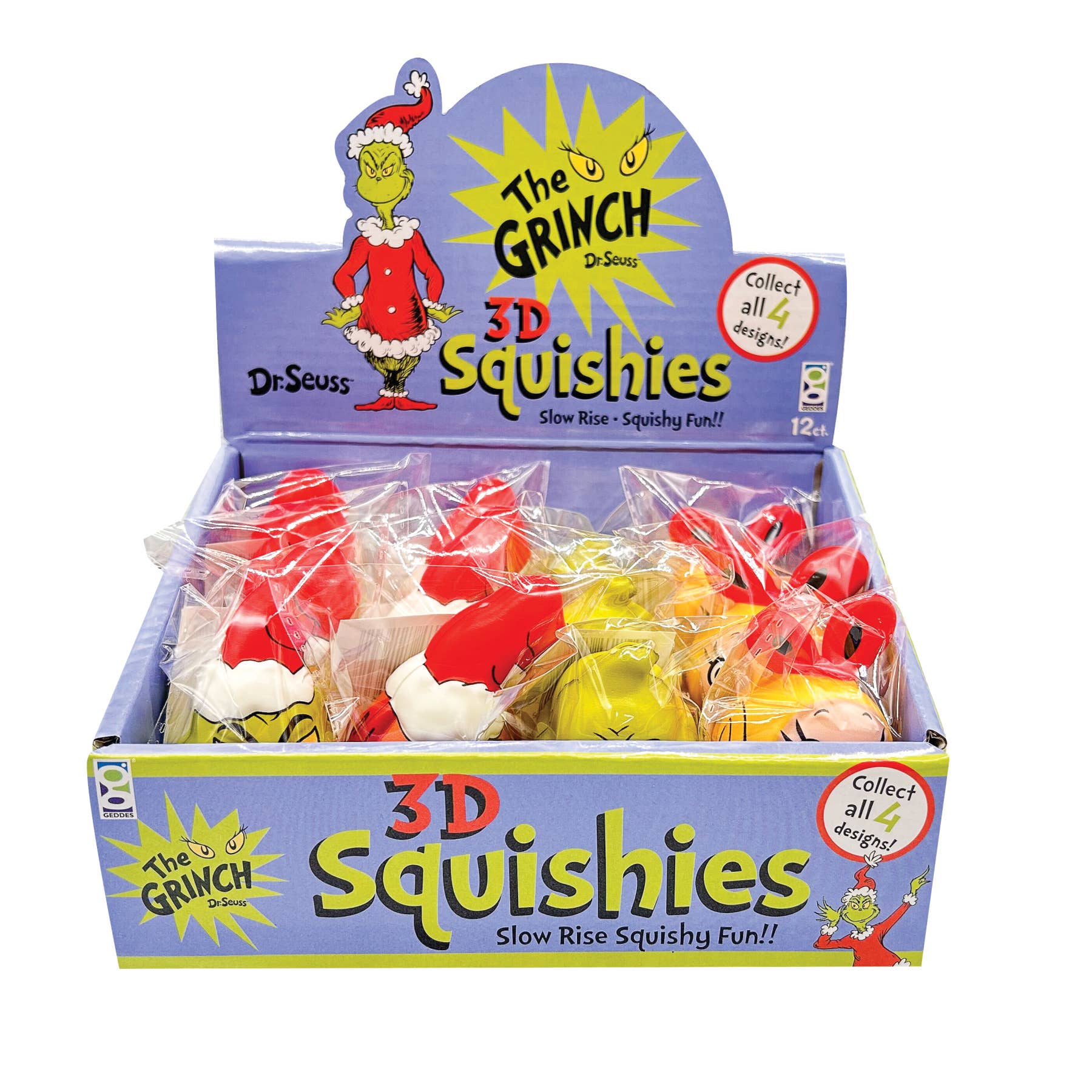 GRINCH 3D SLOW RISE TOY  12/DSP