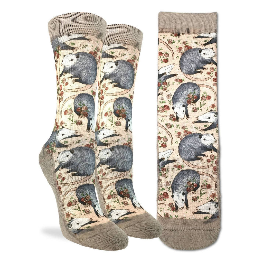 Women's Opossum Socks: Shoe Size 5-9
