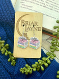 Fantasy Reader Book Library Earrings