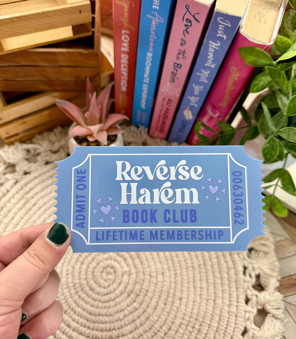 Bookish Shelf Sitter and Decor with Reading Tickets