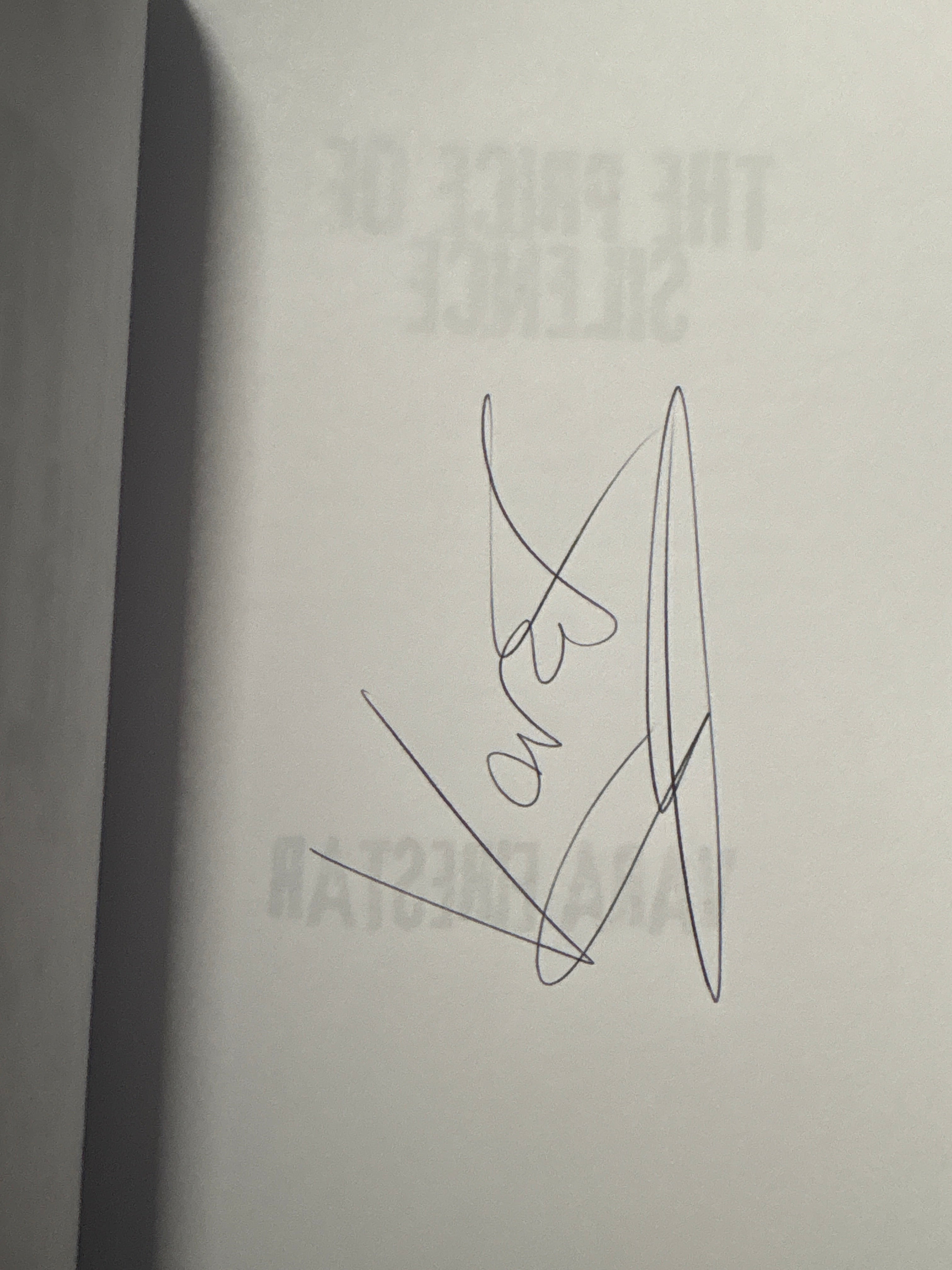 The Price of Silence *signed with goodies* SPRAYED EDGES