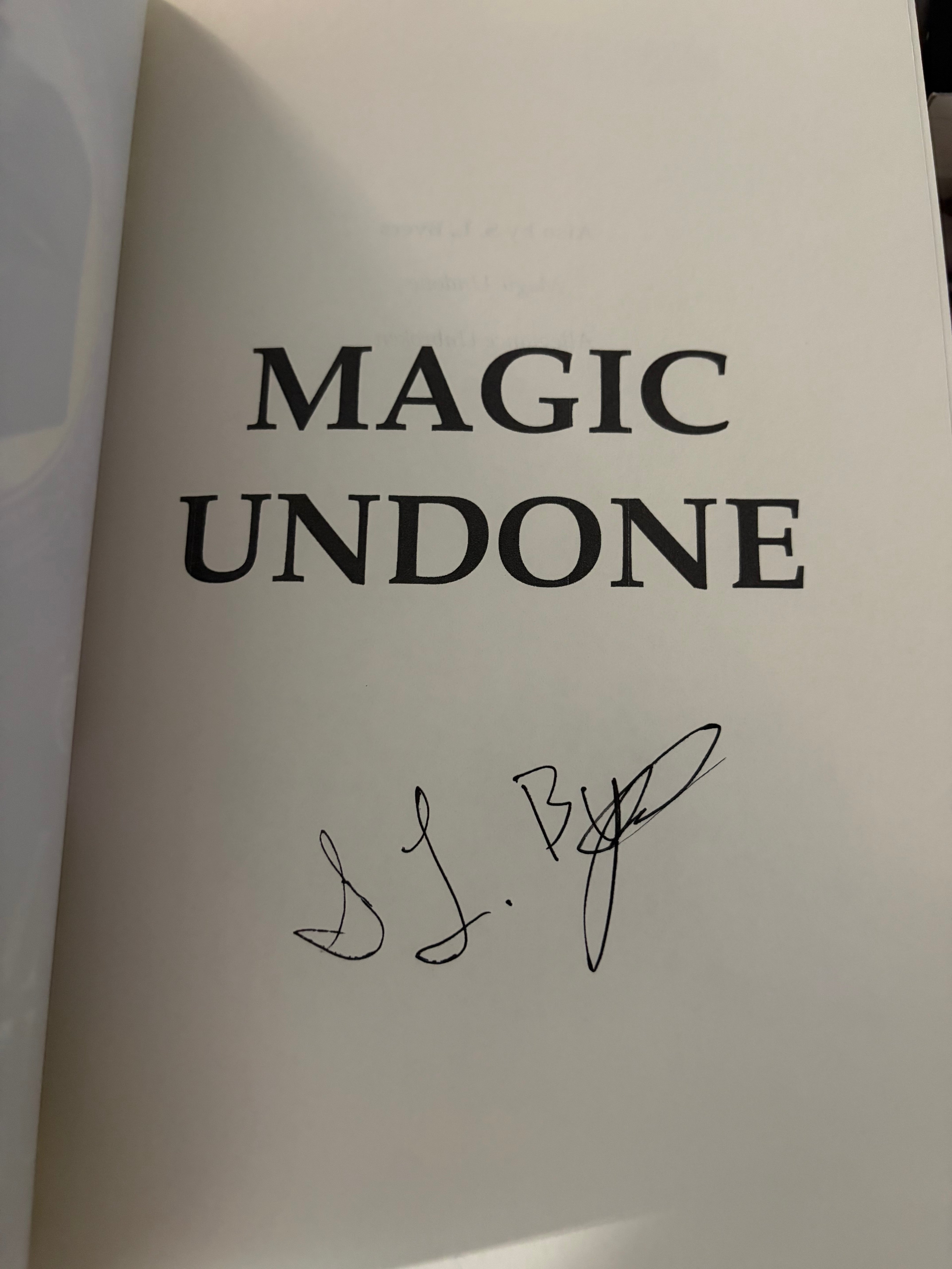 Magic Undone (Magic Undone Trilogy)