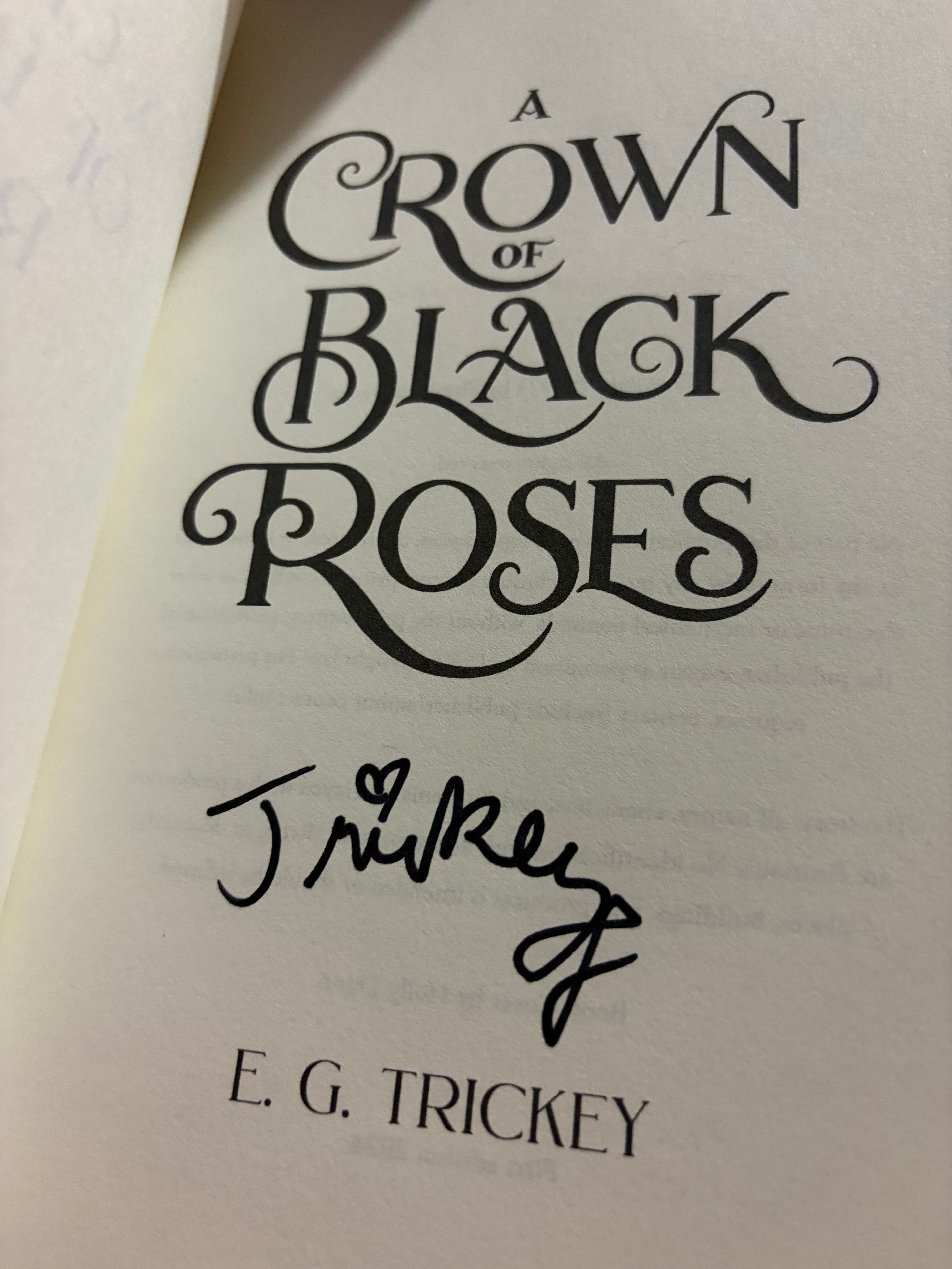 A Crown of Black Roses